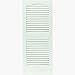 Builders Edge, Inc. 010140048001 Open Louver Vinyl Shutters