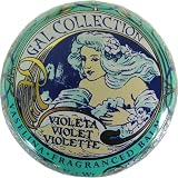 Violet Flavor Gal Spanish Lip Balm in Gold Art Nouveau Tin