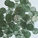 Round Sequin 15mm Deep Green Silky Fiber Strand Fabric Couture Paillettes