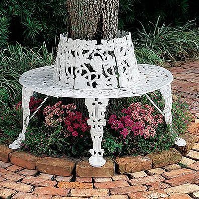 Grape Aluminum Tree Bench
