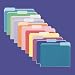 File Folder, AST 1/3 Tab Cut, Letter Size, 15/Pack, Assorted (ESS15210) Category: Colored File Folders