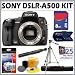 Sony Alpha DSLRA500 12.3MP Digital SLR Camera (Body only) + 8 GB Accessory Kit