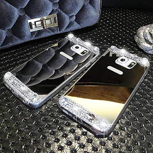 Samsung Galaxy S5 Case, doopoo (TM) Luxury Diamond Mirror Bling Soft TPU Silicone Case Back Cover for Galaxy S5 cases [Girl case] (Galaxy S5,Gold)