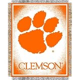 Clemson Jacquard Woven Throw Blanket
