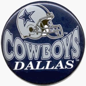 Dallas Cowboys Button Pin
