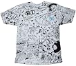 Scribble White T-shirt by Beautiful Decay Clothing