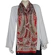 Fashion Scarfs for Women Printed Crepe Silk 20 X 68 inches (rsrf053)