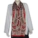 Fashion Scarfs for Women Printed Crepe Silk 20 X 68 inches (rsrf053)