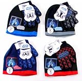 Star Wars Kids Boys Winter Hat and Gloves Set