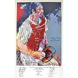 Thurman Munson New York Yankees Autographed Litograph by Leroy Neiman