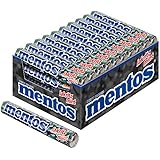 Mentos Licorice Mint Chewy Dragees 1.32-Ounce Rolls (Pack of 40)