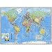 This World Wall Map Mural is colorful and full of detail. It is arranged so that Europe and Africa 
are centered. It comes in 4 panels, and paste and instructions are included. Installs like 
wallpaper.