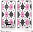 Zune HD Skin - Argyle Pink and Gray by WraptorSkinz