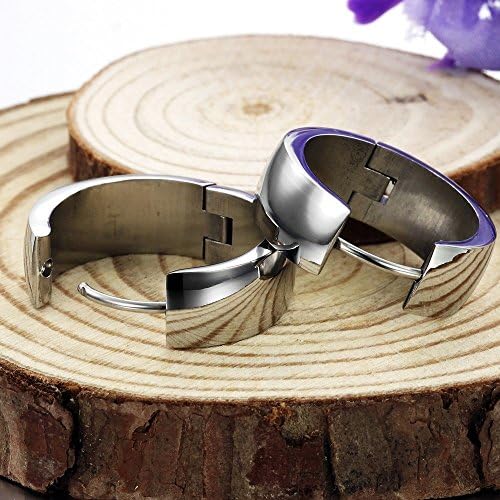 Stainless Steel Clip On Earrings Hoop