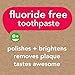Hello Oral Care Kids Fluoride Free Toothpaste, Natural Watermelon, 4.2 Ounce (Pack Of 4)