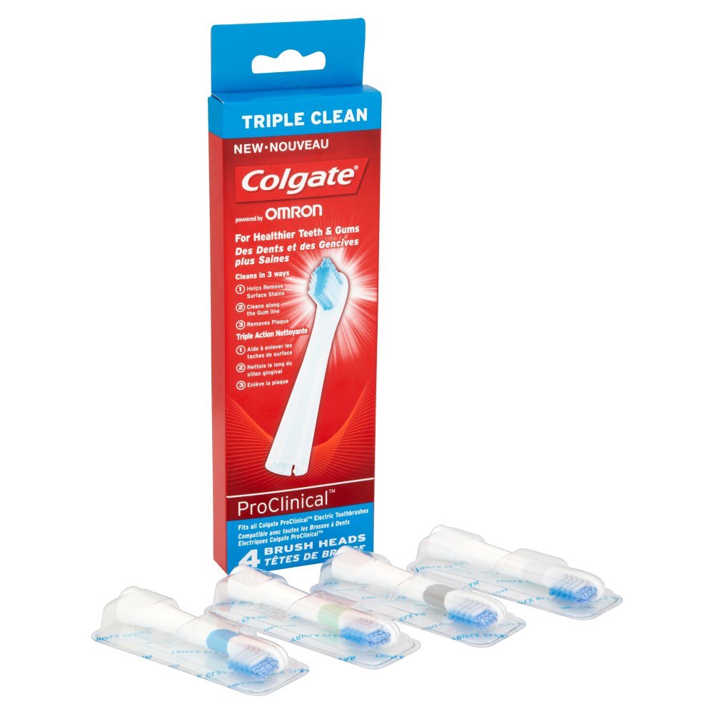 Colgate ProClinical Triple Clean Replacement Electric Toothbrush Heads