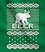 TeeStars - Bear + Deer = BEER Ugly Christmas Sweater Funny Sweatshirt