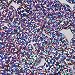 Round Flat Sequin 18mm Top Hole Light Lavender Hologram Glitter Sparkle. Couture Paillettes. Made in USA