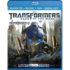 Transformers: Dark of the Moon (3D Blu-ray/2D Blu-ray/DVD +Digital Copy Combo Pack) [Blu-ray]