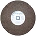 Norton Bench and Pedestal Abrasive Wheel, Type 01 Straight, Aluminum Oxide, 1" Arbor, 8" Diameter, 1" Thickness, Medium Grit