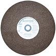 Norton Bench and Pedestal Abrasive Wheel, Type 01 Straight, Aluminum Oxide, 1" Arbor, 8" Diameter, 1" Thickness, Medium Grit (Pack of 1)