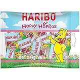Haribo Happy Hoppers Gummi Candy Individually Wrapped for Easter Egg Hunts and Basket Fillers (2 Pack)