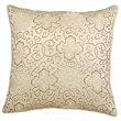 Decorative Handmade Silky Cushion Cover / Pillow Sham - Gold Chinese Lotus Flower Design