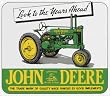 John Deere Look To The Years Ahead Porcelain Magnet