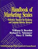 Handbook of marketing scales : multi-item measures for marketing and consumer behavior research