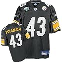 Reebok Pittsburgh Steelers Troy Polamalu Super Bowl XLIII Youth Team Color Jersey