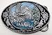 Canada Scenic Enamel Pewter Belt Buckle
