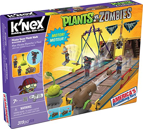 K'NEX Plants vs. Zombies Pirate Seas Plank Walk Building Set