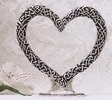 Celtic Heart Cake Topper