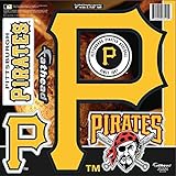 MLB Pittsburgh Pirates Fathead Logo Decal, Yellow