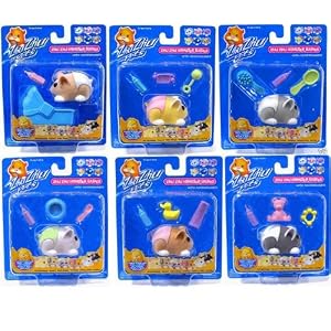 Zhu Zhu Hamster Babies - Set of 6 (Peanut, Pumpkin, Butter Cheeks, Snickle Fritz, Muffin, Baby Cakes)