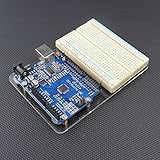 JBtek&reg; Acrylic Transparent Arduino UNO R3 Base Plate & Terminal Optimizer Breadboard
