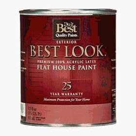 - W35W00850-14 Best Look Latex Flat 100% Acrylic House Paint