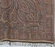 Bed Spread Pure Wool Asian Jacquard Pattern India 84 inches x 96 inches (wbcov017)