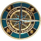 1-1 2 inch Blue Suited Compass Spinner by Trademark
