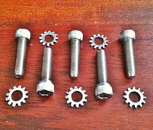 5 AR Pistol Grip Stainless Steel Socket Screw Washer .223 5.56 300 15 Magpul