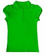 CLASSROOM Girls 7-16 Interlock Yoke-Back Polo Shirt