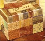 Legacy Patchwork Box with Matching Recipe Cards