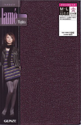 [Tuche Color ] クリスタルラメタイツ70デニール
