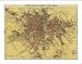 Historic Sao Paulo, Brazil, c. 1913 (L) Panoramic Map Poster Print Reprint Giclee