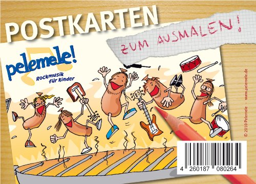 Tone de Cologne Ausmal- & Postkartenheft: Rockw&uuml;rste