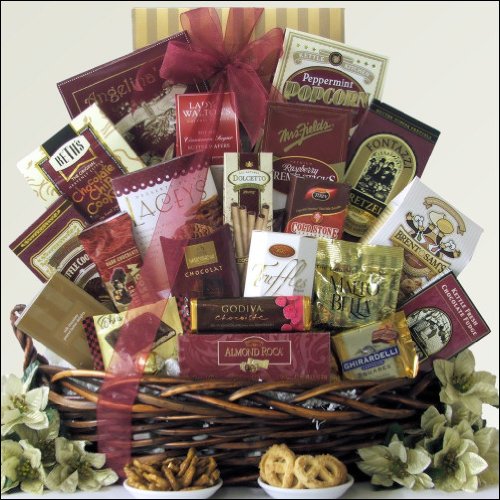Peace & Prosperity ~ Large: Gourmet Holiday Chocolate Gift Basket