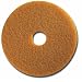 Glit 13310 TK Polyester Blend Tan Buff Polishing Floor Pad, Synthetic Blend Resin, Talc Grit, 10" Diameter, 175 to 350 rpm (Case of 5)