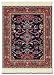 Lextra&reg; (Deep Blue Bergamo), MouseRug&reg;, navy, red and gold, 10.25" x 7.125", one