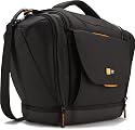 Case Logic SLRC203 SLR Camera Bag L Kameratasche inkl. Hammock System & Hartschalenboden (für Spiegelreflex) schwarz/orange