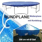 Wetterplane Abdeckung f. Trampolin & Pool bis 430 Ø ABDECKPLANE P7